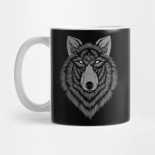 Vlone Wolf (white eyes) Mug